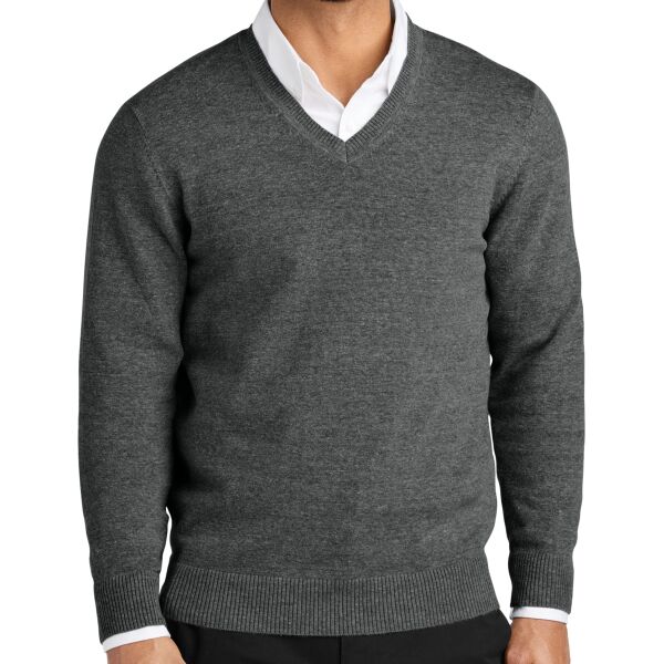 Easy Care V Neck Sweater Thumbnail