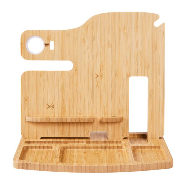 Portia Bamboo Charging Valet Station Thumbnail