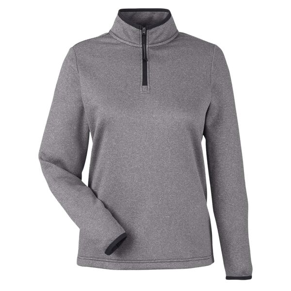 Women's Venture Heathered Stripe Quarter-Zip Pullover Thumbnail