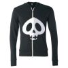 Unisex Triblend Lightweight Full-Zip Hooded Long Sleeve Tee Thumbnail