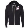 Unisex Heathered French Terry Full-Zip Hooded Sweatshirt Thumbnail